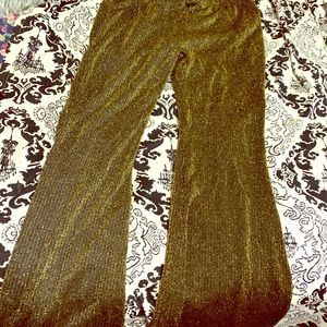 Gold Glitter Pants